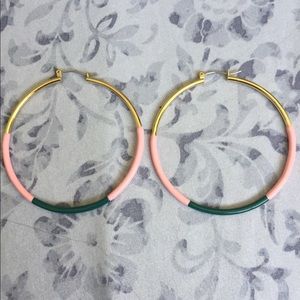J. Crew medium / large hoops